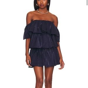 Diaz Mini Dress in Sapphire Blue by Camila Coelho from Revolve